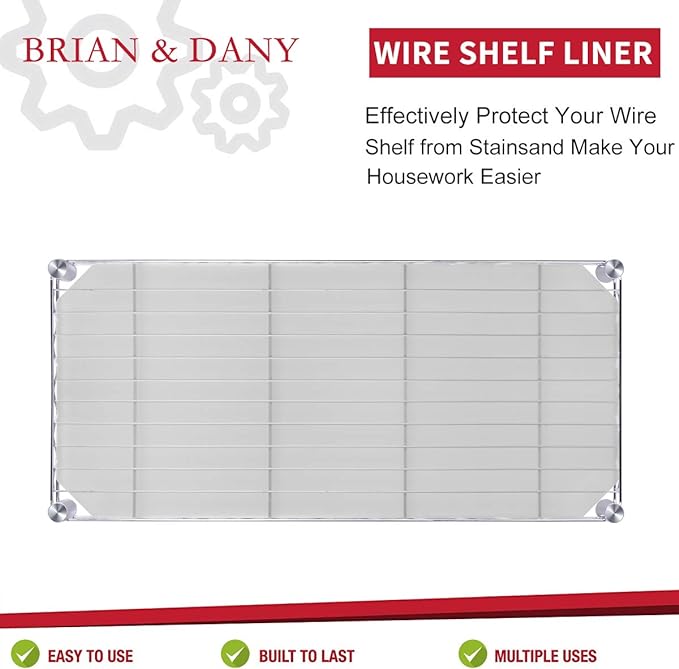 BRIAN & DANY Wire Shelf Liner, Heavy Duty Shelf Liners - Image 4