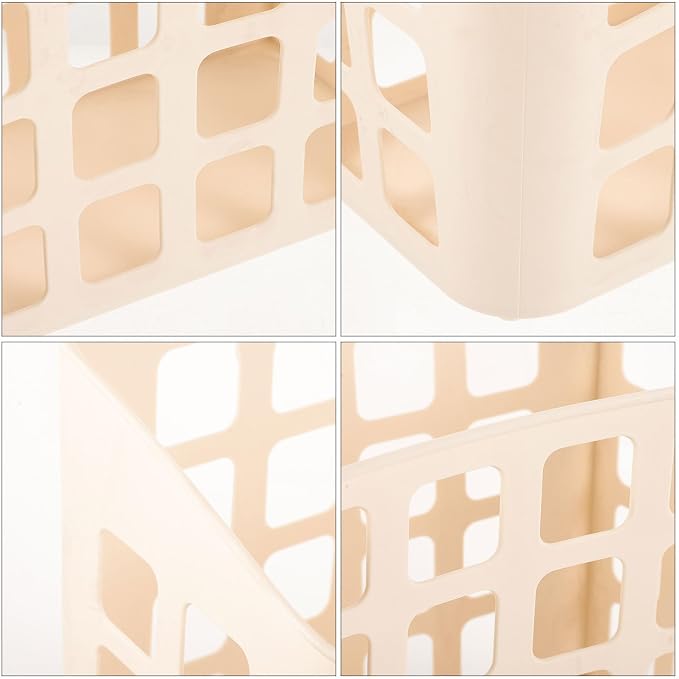 Alipis Foldable Hanging Laundry Basket 14.56X9.05X5.11In Plastic Laundry Hamper - Image 7