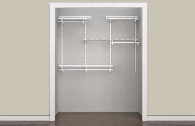 ClosetMaid ShelfTrack Wire Closet Organizer System, Adjustable from 4 to 6 Ft. - Image 9
