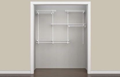 ClosetMaid ShelfTrack Wire Closet Organizer System, Adjustable from 4 to 6 Ft. - Image 9