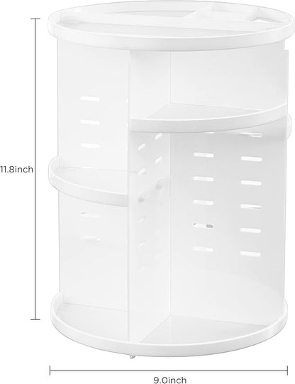 HBlife 360 Rotating Makeup Organizer Adjustable Carousel Large Capacity - Image 3