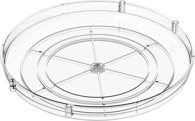 12" W Acrylic Clear Lazy Susan Turntable - Image 7