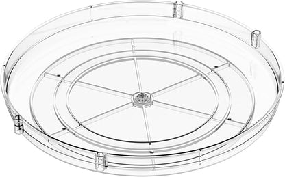 12" W Acrylic Clear Lazy Susan Turntable - Image 7