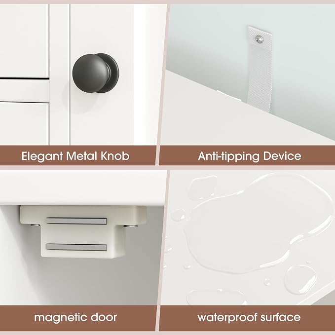 GRUSIGN Bathroom Storage Cabinet - Image 4