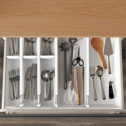 ANTOWIN Bamboo Drawer Dividers Organizers, Expandable Drawer Separators Splitter - Image 6