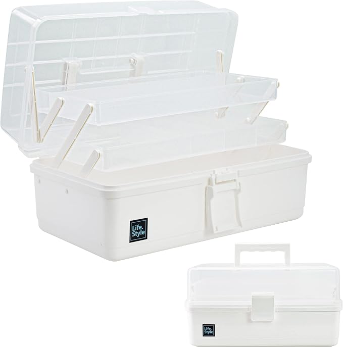 Creahaus 13 inch Art Craft Organizer Storage Box by Creahaus