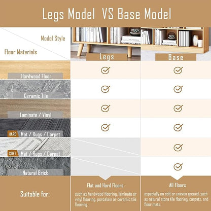 IOTXY Wooden Open Shelf Bookcase - Image 3