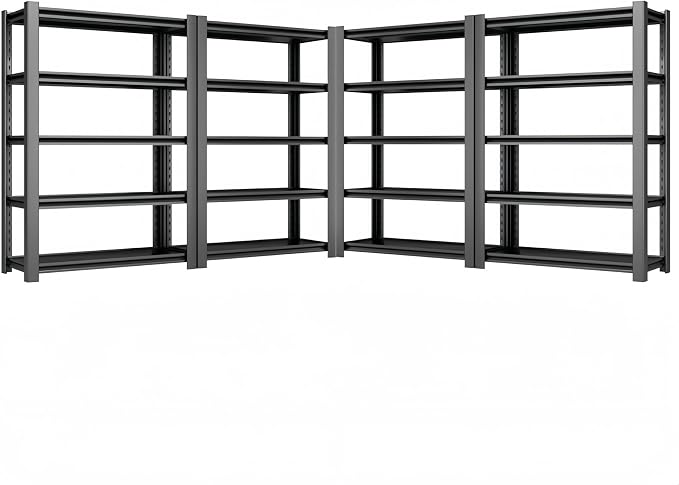 2750 LBS Heavy Duty Garage Shelving, Adjustable Boltless Steel Storage Rack by WOZBUD
