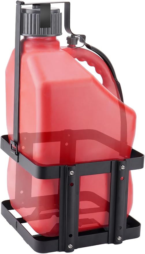 SPARKWHIZ Fuel Jug Container Holder Mount, Gas Can 5 Gallon Holder Rack - Image 4