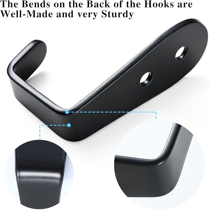 Stainless Steel Hooks for Hanging, Heavy Duty Hook, Wall Hooks Key Holder Wall - Image 5