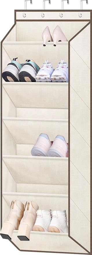 SLEEPING LAMB Over The Door Shoe Organizer by SLEEPINGLAMB