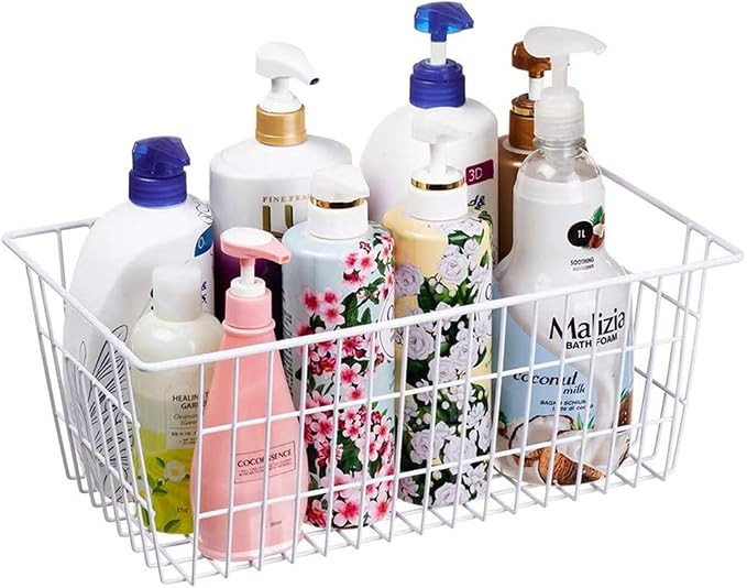 Wire Storage Basket Freezer Organizer Bins Metal Wire Baskets Organizer Storage - Image 5