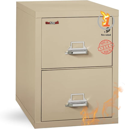 FireKing Vertical 2 Drawer Letter Fire Safe File Cabinet by FireKing