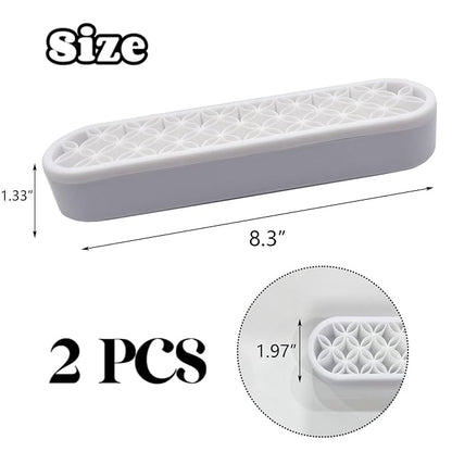 TANG SONG 2 PCS Silicone Make up Brush Holder Cosmetic Storage Box Desktop - Image 2