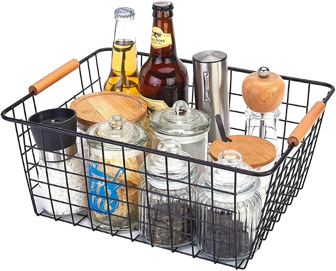 LeleCAT Large black wire baskets - Image 3