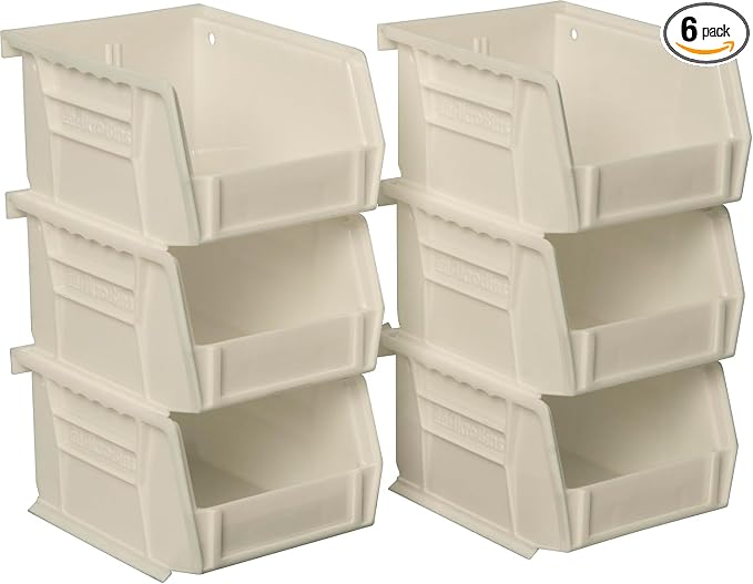 Akro-Mils 30210 AkroBins Plastic Storage Bins, Space-Saving Stackable Bins by Akro-Mils