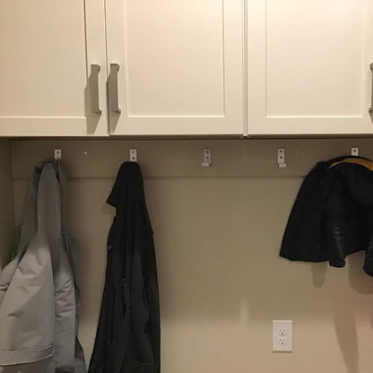 Folding Coat Hooks, Wall Hooks for Hanging Aluminum Alloy Cloth Hanger Coat - Image 5