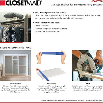 ClosetMaid SuiteSymphony Wood Closet Organizer Kit - Image 5