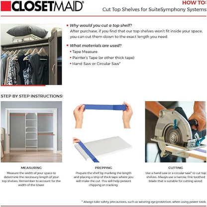 ClosetMaid SuiteSymphony Wood Closet Organizer Kit - Image 5