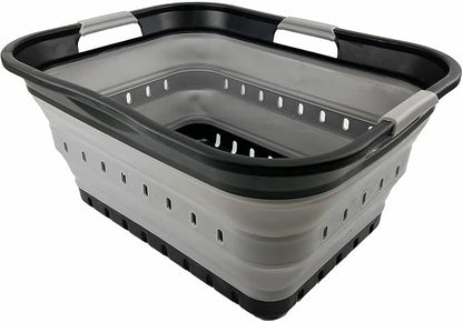 SAMMART 42L Collapsible Plastic Laundry Basket - Image 4