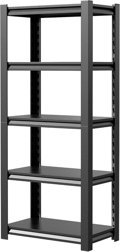 JHYKHG 63" H Storage Shelves, 5-Tier Heavy Duty Garage Shelving, Adjustable - Image 9