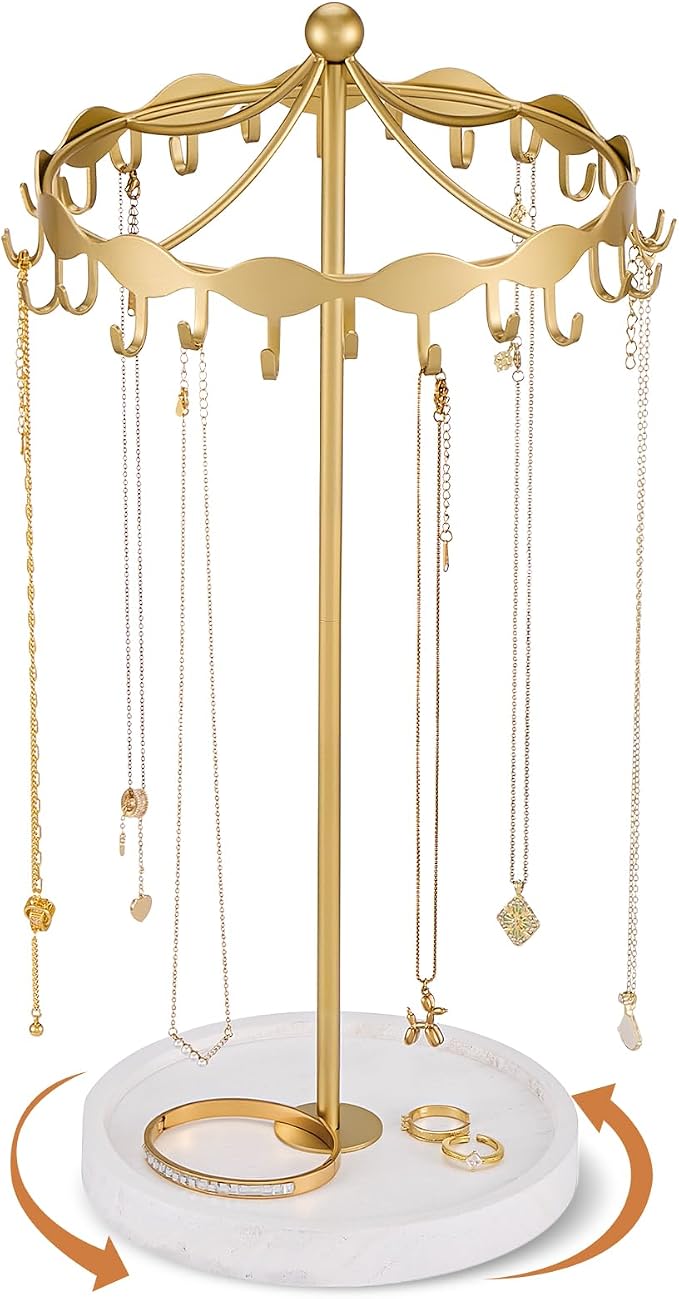 Lolalet Rotating Necklace Holder Stand by Lolalet