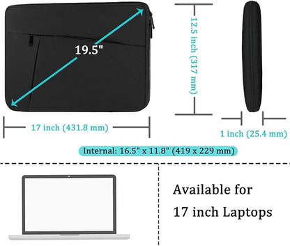 Laptop Case Sleeve 17 inch, Shockproof Protective Computer Carrying Cover - Image 5