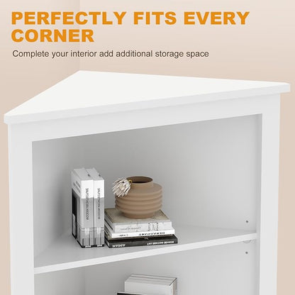 64 inch Farmhouse Corner Cabinet - Image 5