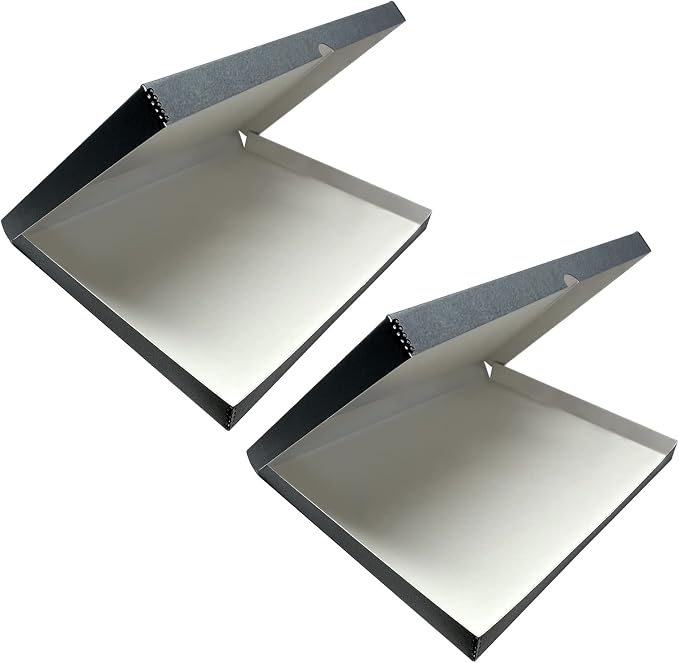 Lineco Clamshell Archival Storage Box, 23.5x30.5x1.75 Inch, Organize and Store by Lineco