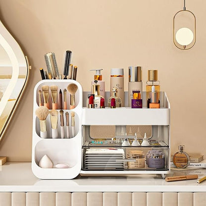 Makeup Organizer with Drawers, Large Capacity Countertop Organizer - Image 4