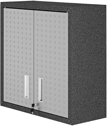 Manhattan Comfort Fortress Floating Storage Cabinet, Modern Stainless-Steel - Image 6