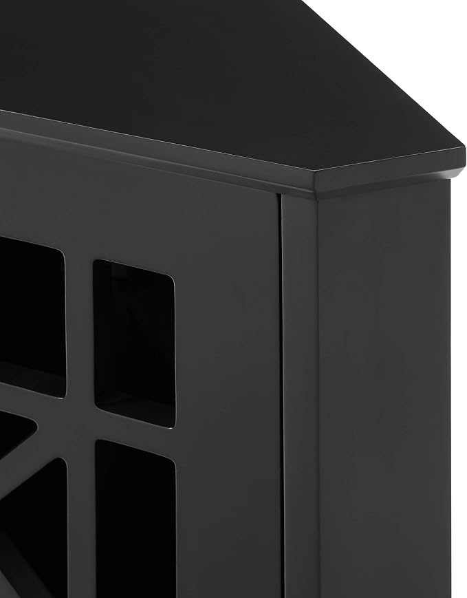 Walker Edison Fretwork Corner Accent Cabinet - Image 8