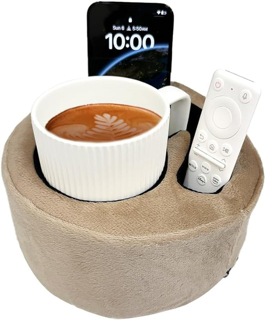 Xchouxer Couch Cup Holder Pillow, Sofa and Bed Organizer Caddy by Xchouxer