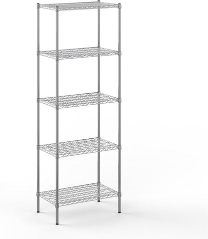 18" Deep x 30" Wide x 86" Height Wire Shelving Kit | 5-Tier | NSF Commercial by Regal+Altair