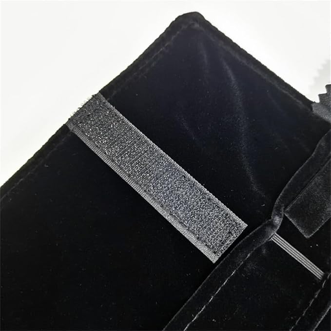 Portable Jewelry Roll Untangled Secure Necklace Travel Storage Bag Displays - Image 6