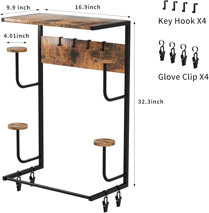 Motorcycle Helmet Holder Wall-Mounted Helmet Rack - Image 4