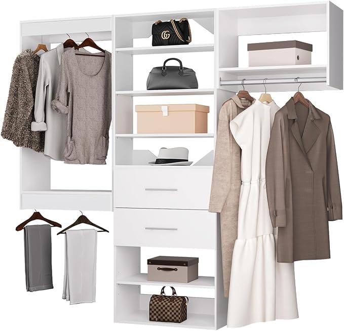 ROOMTEC Modular Closet System, Wooden Tower by ROOMTEC