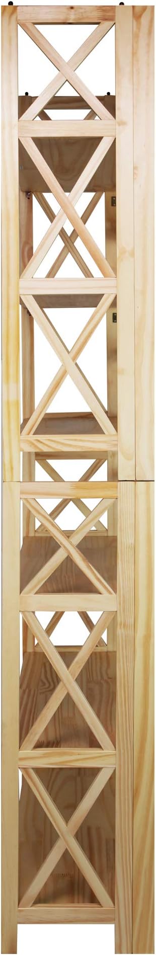 Casual Home Montego 3-Shelf Folding Bookcase, 27.5" Wide - Image 8