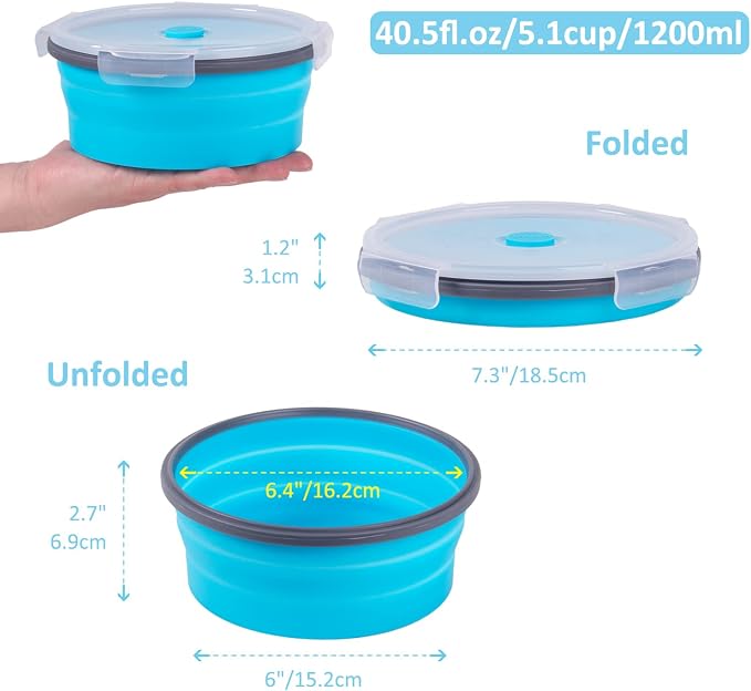 Collapsible Food Storage Containers - Image 5