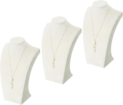 Coward 3Pcs Necklace Bust Stand Rack by FocusOnJewelryDisplay15yrs