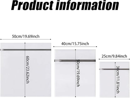 Lingerie Bags for Washing Delicates, Mesh Laundry Bags for Delicates - Image 2