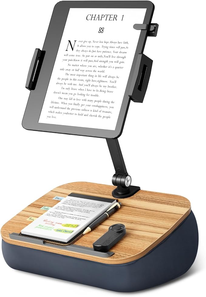 Lap Beanbag Cozy Kindle Pillow Stand - Image 9