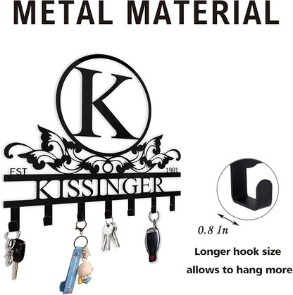 Personalized Key Holder Wall Mount - Image 8