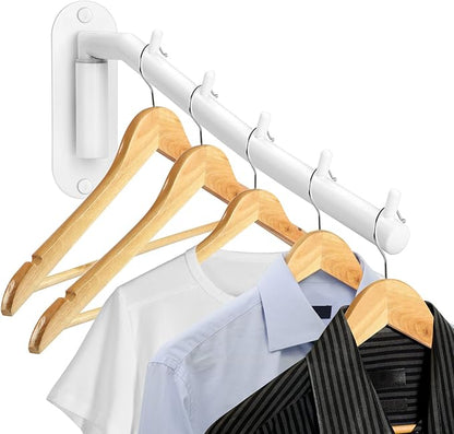 Sumnacon Stainless Steel Clothes Hanger Rack-Wall Mount Clothing Rack by Sumnacon