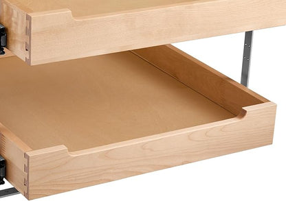 VEVOR 2 Tier Pull Out Cabinet Organizer, Soft Close Slide out Shelf, Heavy-Duty - Image 12