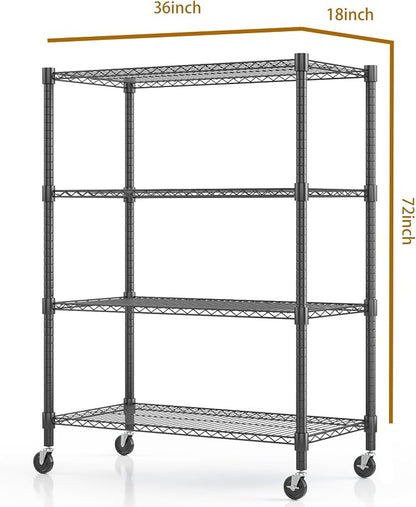 Himimi 18" D×36" W×72" H Storage Shelves - Image 3