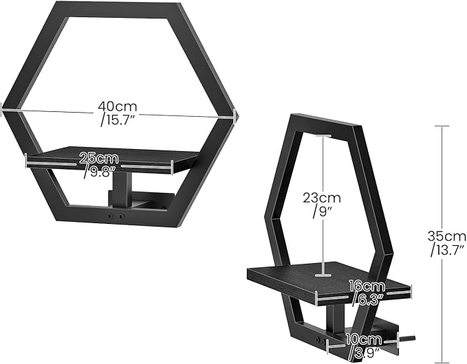 Floating Shelves Set of 2, Wall Planters - Image 2