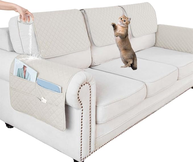 Waterproof Sofa Armrest Cover Headrest Cover by ZGDDPZA