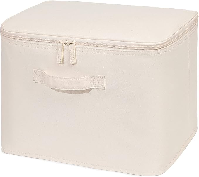 Decorative Basket Rectangular Fabric Storage Bin Organizer Basket by YONBEN