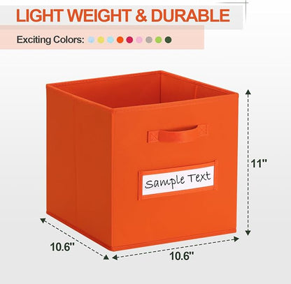 11x11 storage cube bins Foldable Fabric storage cubes - Image 2